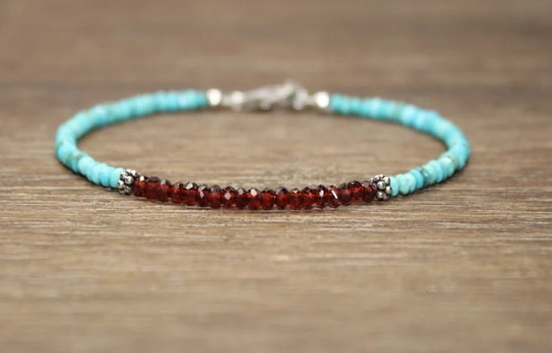 Garnet & Sleeping Beauty Turqu - Coordinates Bracelet review and price