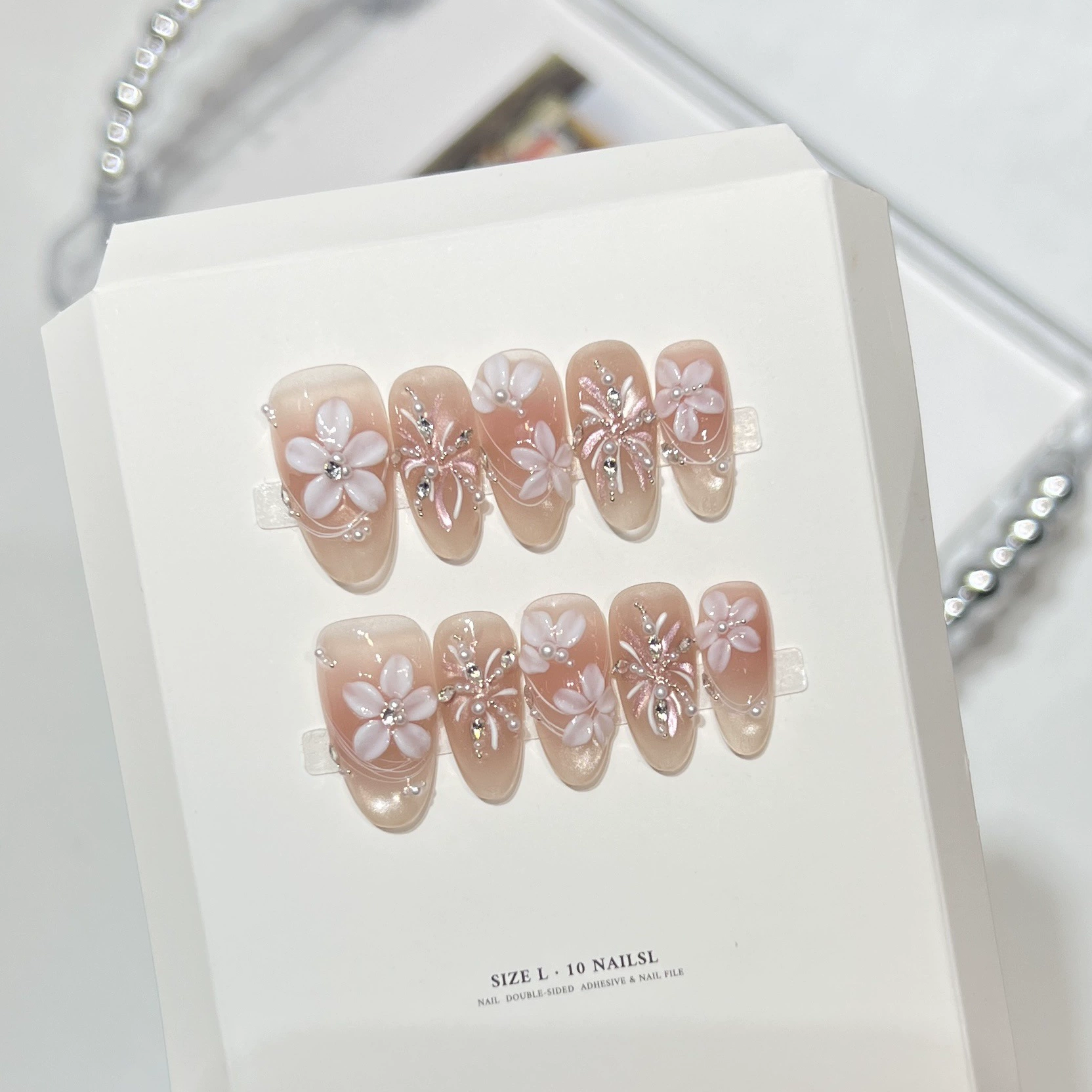 10Pcs Milky Nude Gentle Handma - Pressed Flower Art review and price