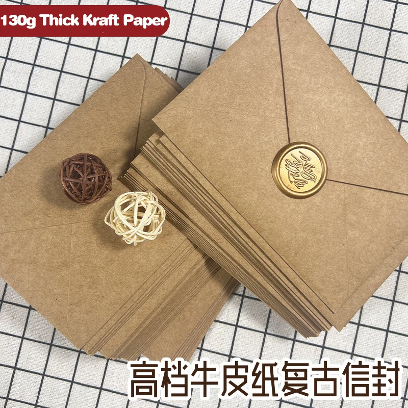 50pcs Kraft Brown Paper Envelo - Wax Seal Letter Kit review and price