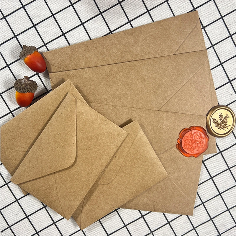 50pcs Kraft Brown Paper Envelo - Wax Seal Letter Kit review and price