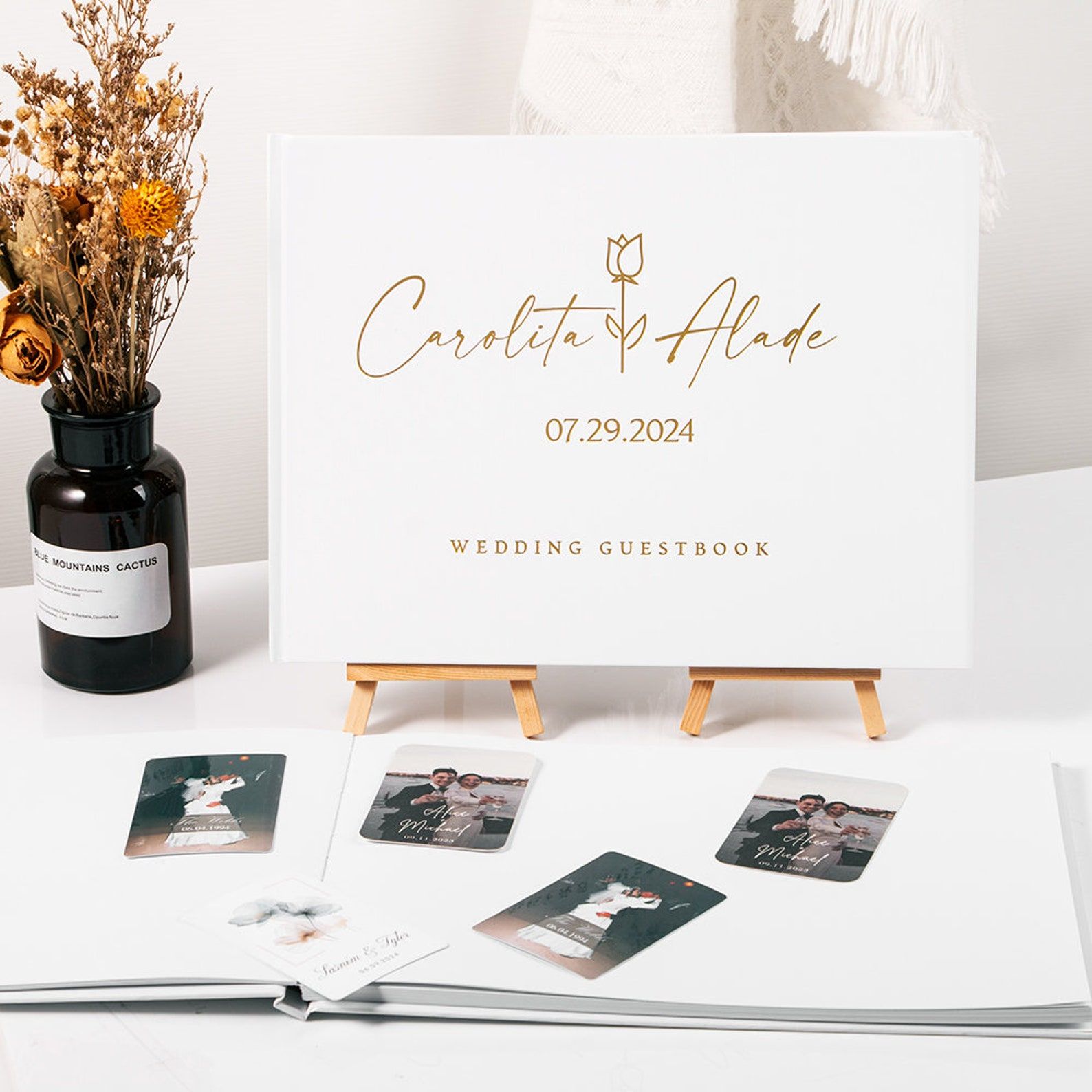 Custom Wedding Guestbook Perso - Custom Photo Book review and price