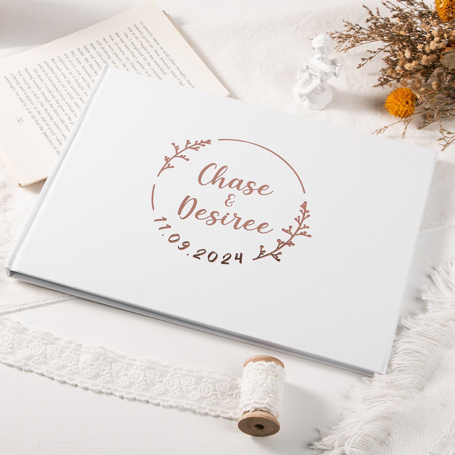 Custom Wedding Guestbook Perso - Custom Photo Book review and price